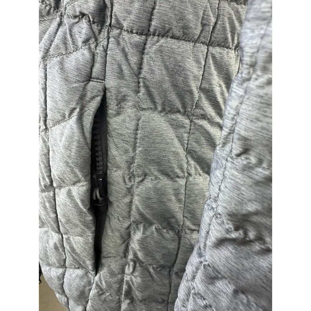 The North Face ThermoBall Parka Jacket Gray Puffer Hooded Outdoor Women's Medium - Picture 7 of 16